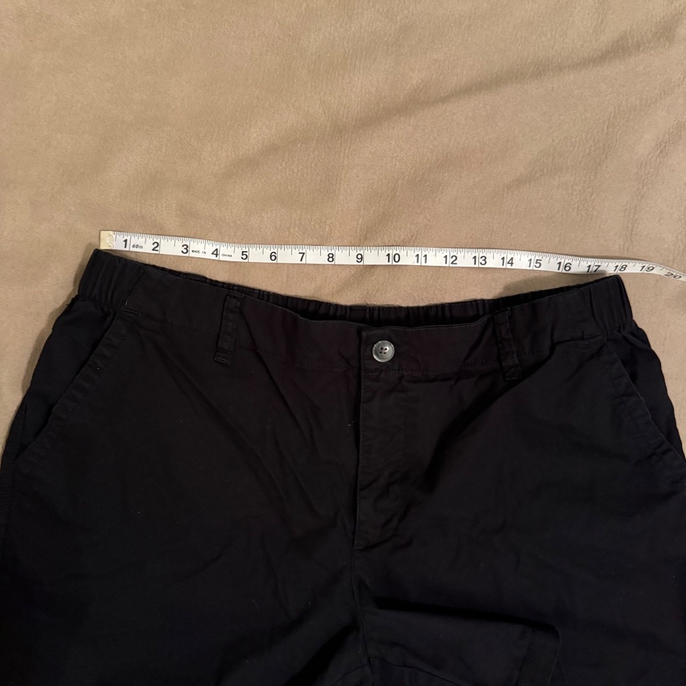 Women's High-Waisted Linen-Blend Pull-On Shorts -- Size XL - Picture 2 of 6